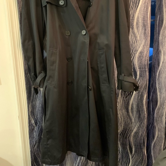 Michael Kors Black Trenchcoat - Picture 2 of 9